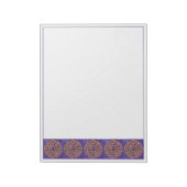 LABYRINTH MOSAIC 11x8.5 Notepad Notizblock (Rotiert)