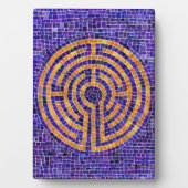 LABYRINTH MOSAIC 12x18 Plaque mit Easel Fotoplatte (Vorderseite)