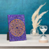 LABYRINTH MOSAIC 12x18 Plaque mit Easel Fotoplatte (Seite)
