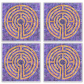 LABYRINTH MOSAIC 14" (4 Small) Vinyl Sticker (Vorderseite)