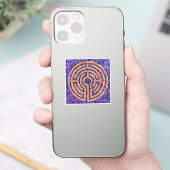 LABYRINTH MOSAIC 2x2 Vinyl Sticker (Telefon)