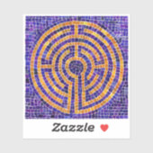 LABYRINTH MOSAIC 3x3 Vinyl Sticker (Blatt)