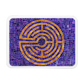 LABYRINTH MOSAIC 3x4 Flexible Magnet - Weiß (Horizontal)