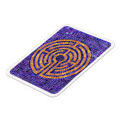 LABYRINTH MOSAIC 3x4 Flexible Magnet - Weiß (Linke Seite)