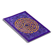 LABYRINTH MOSAIC 6.5x8.75 Spiral-Notebook Notizblock (Rechte Seite)