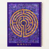 LABYRINTH MOSAIC 8.5x11 Planner + Text Planer (Rückseite)