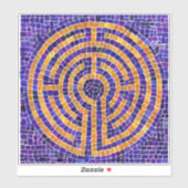LABYRINTH MOSAIC 8x8 Vinyl Sticker (Blatt)