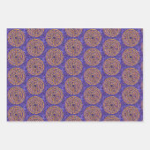 LABYRINTH MOSAIC Flachfolienpapier Geschenkpapier Set (Vorderseite)