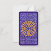 LABYRINTH MOSAIC Lesezeichen - 3,5 x 2 Karte (Vorderseite)