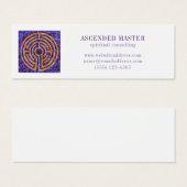 LABYRINTH MOSAIC Mini Business Card (Vorne & Hinten)