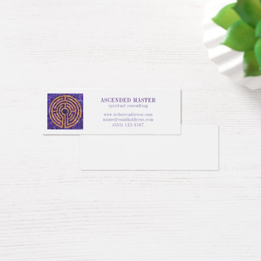 LABYRINTH MOSAIC Mini Business Card (Schreibtisch)