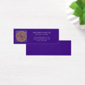 LABYRINTH MOSAIC Mini Business Card - Lila (Schreibtisch)