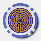 LABYRINTH MOSAIC Poker Chips (Rückseite)
