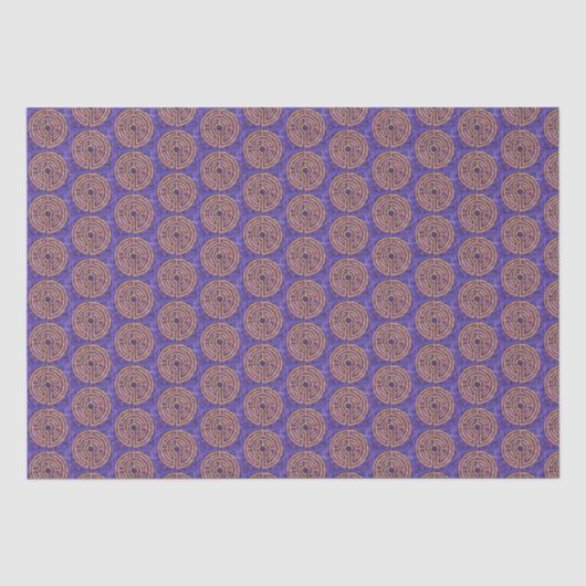 LABYRINTH MOSAIC Tissue Paper Seidenpapier (Vorderseite)