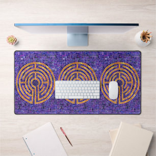 LABYRINTH-MOSAİK Schreibtischunterlage