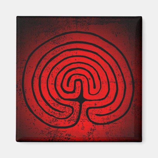 Labyrinth Mystik Magnet (Vorne)