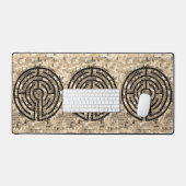 LABYRINTH / Office Studio Desk Mat Schreibtischunterlage (Tastatur & Maus)