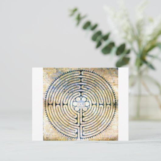 Labyrinth Postkarte (Stehend Vorderseite)