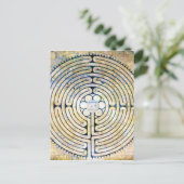 Labyrinth Postkarte (Stehend Vorderseite)