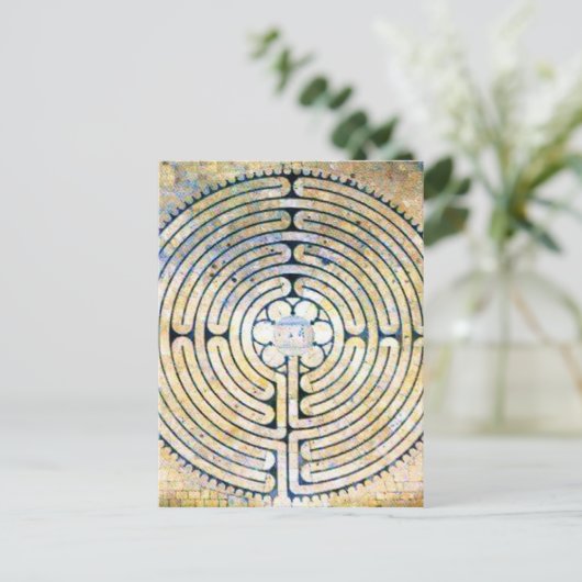 Labyrinth Postkarte (Stehend Vorderseite)