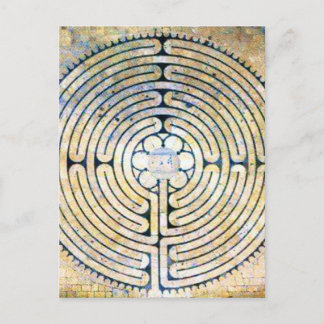 Labyrinth Postkarte