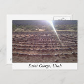 Labyrinth Postkarte (Vorne/Hinten)
