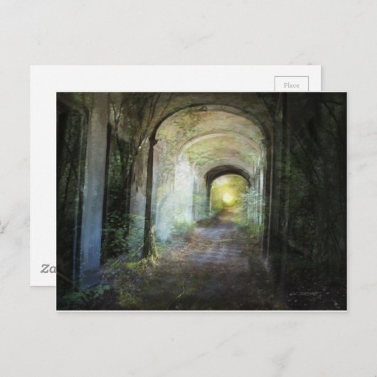 Labyrinth Postkarte (Vorne/Hinten)