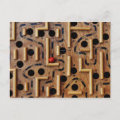 Labyrinth-Postkarte Postkarte (Vorderseite)