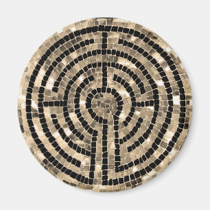 LABYRINTH / Round Magnet