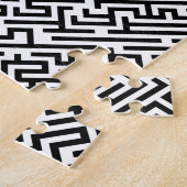 Labyrinth - Schwarz-Weiß-Muster Puzzle (Seite)
