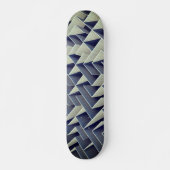 Labyrinth Skateboard: Bold 3D Geometric Art Ride Skateboard (Vorne)