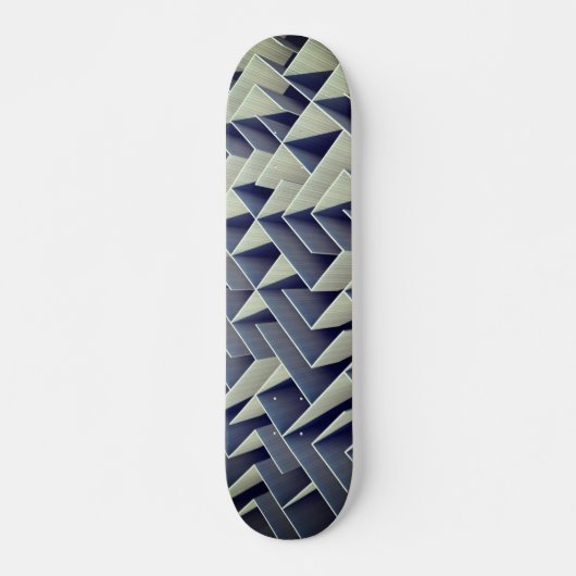 Labyrinth Skateboard: Bold 3D Geometric Art Ride Skateboard (Vorne)