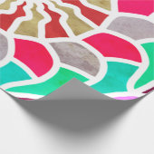 Labyrinth Sun Mandala Pattern Geschenkpapier (Ecke)