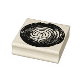 Labyrinth-Symbol Gummistempel (Stempel)