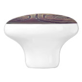 Labyrinth-Symbol Keramikknauf (Seitenansicht)