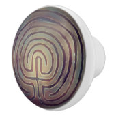 Labyrinth-Symbol Keramikknauf (Rechts)