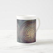 Labyrinth Symbol Magie-Tasse Porzellantasse (Vorderseite Rechts)