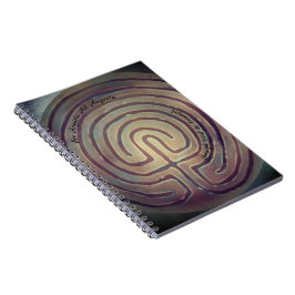Labyrinth-Symbol-Notebook Notizblock