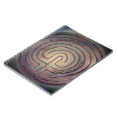 Labyrinth-Symbol-Notebook Notizblock (Linke Seite)