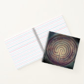 Labyrinth-Symbol-Notebook Notizblock (Innenseite)