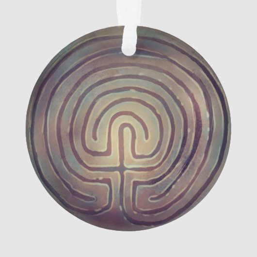 Labyrinth-Symbol Ornament (Rückseite)