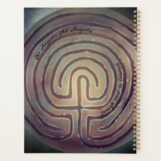 Labyrinth-Symbol Planer (Rückseite)