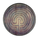 Labyrinth-Symbol Schneidebrett (Vorderseite)