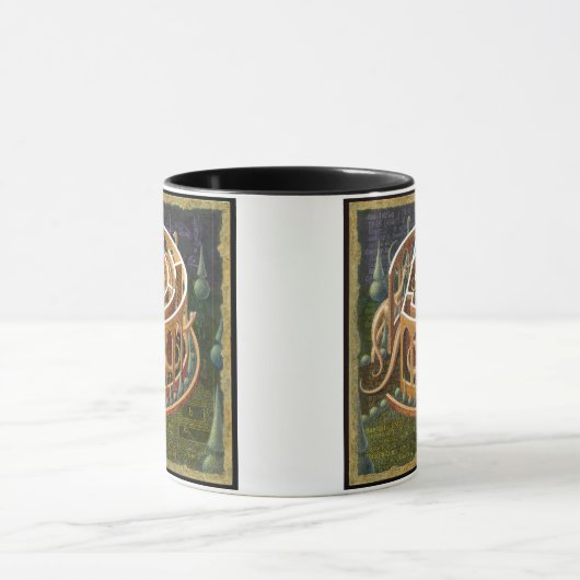 Labyrinth-Tasse, Daedal: Maze Art, Dinosaurier Tasse (Zentrum)