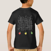 Labyrinth und Äpfel T-Shirt (Rückseite)