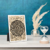 LABYRINTH V 12x18 Plaque with Easel - White Fotoplatte (Seite)