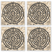 LABYRINTH V 14" (4 Small) Vinyl Sticker (Vorderseite)