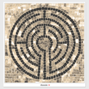 LABYRINTH V 14x14 Vinyl Aufkleber