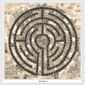 LABYRINTH V 14x14 Vinyl Sticker (Blatt)
