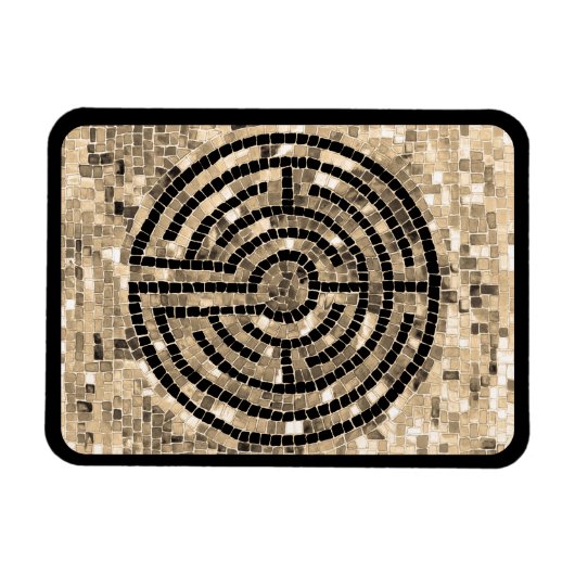 LABYRINTH V 3x4 Flexible Magnet - Schwarz (Horizontal)